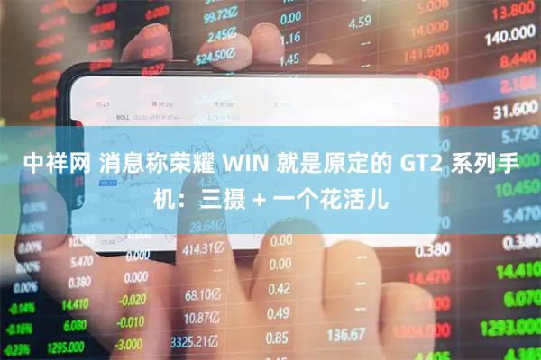 中祥网 消息称荣耀 WIN 就是原定的 GT2 系列手机：三摄 + 一个花活儿